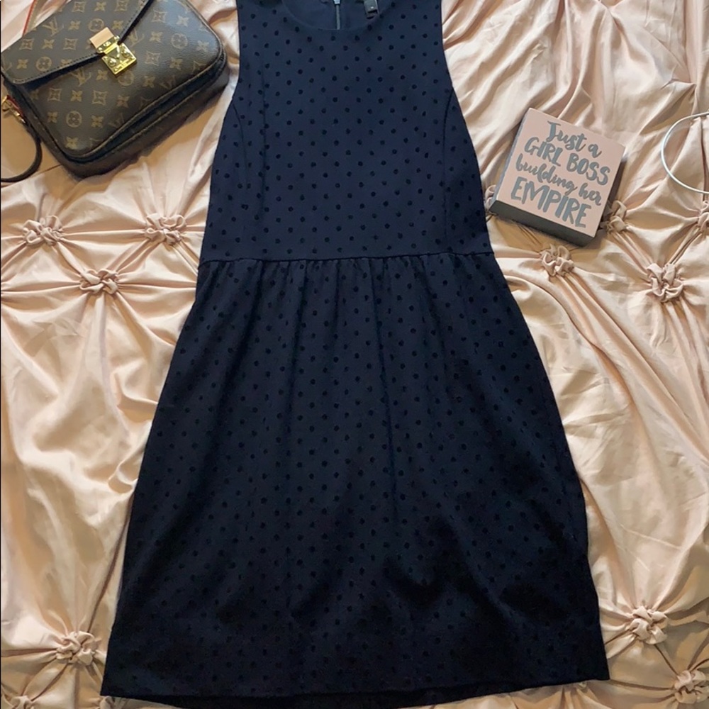 👗 J. Crew Polka-dot Ponte Dress👗